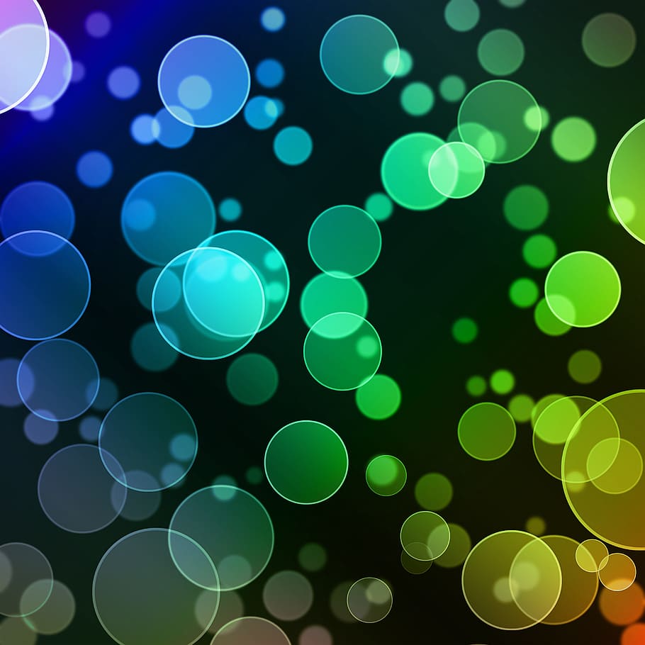background, beautiful, bright, bubbles, circles, color, colorful HD wallpaper