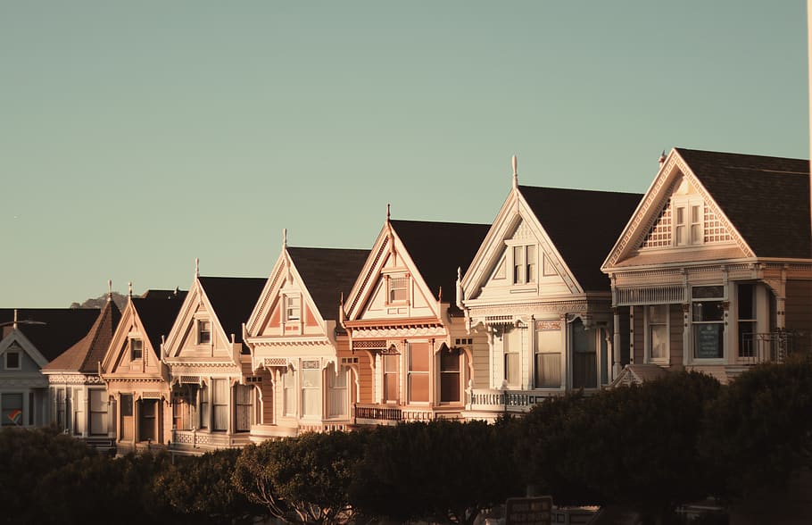 Brown and White Wooden House, architectural design, architecture HD wallpaper