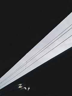 Railway, Train, Minimal, Black, Light, Parallel, Minimalism HD wallpaper