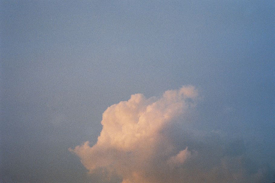 clouds in the sky, weather, nature, outdoors, cumulus, azure sky HD wallpaper
