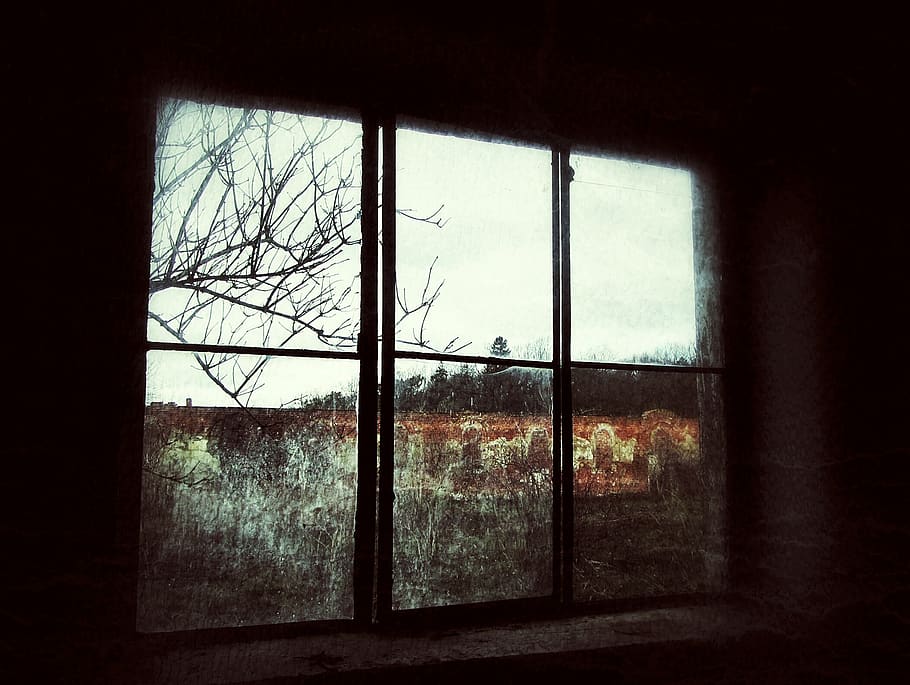 poland, wrocław, old, rust, urbex, drama, window, glass, grunge, HD wallpaper