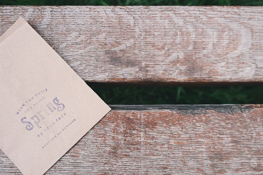 spring, bench, nature, outdoor, park, writing, texture, wood HD wallpaper