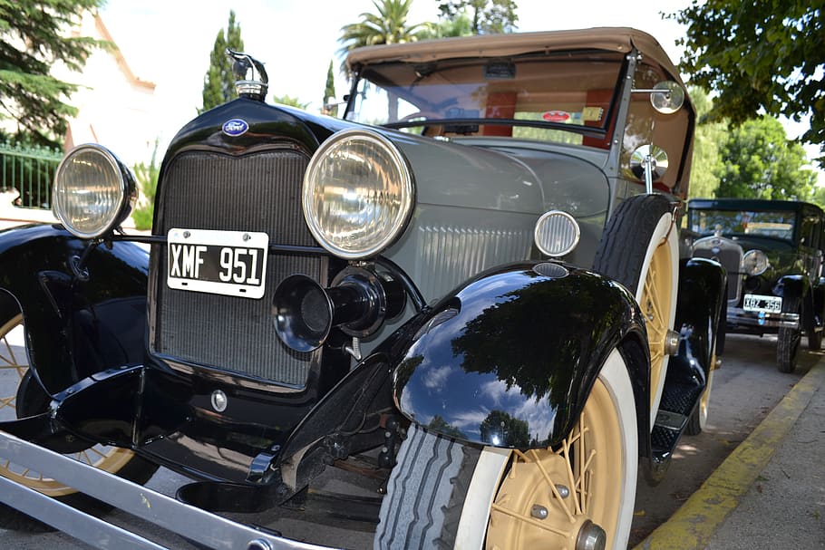 argentina, uribelarrea, old car, vintage, ford, ford t, classic car, HD wallpaper