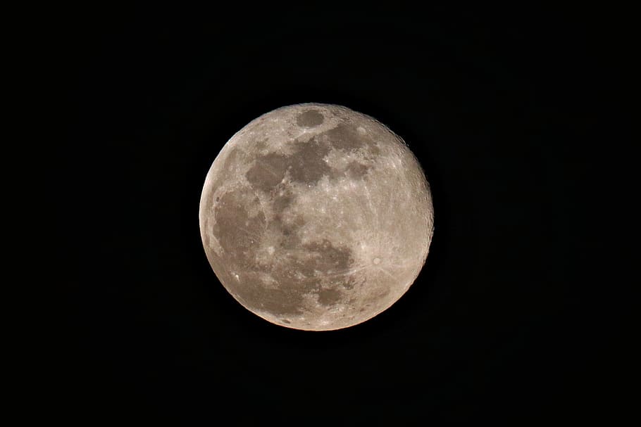 month, full moon, luna, night, sky, universe, space, astronomy HD wallpaper