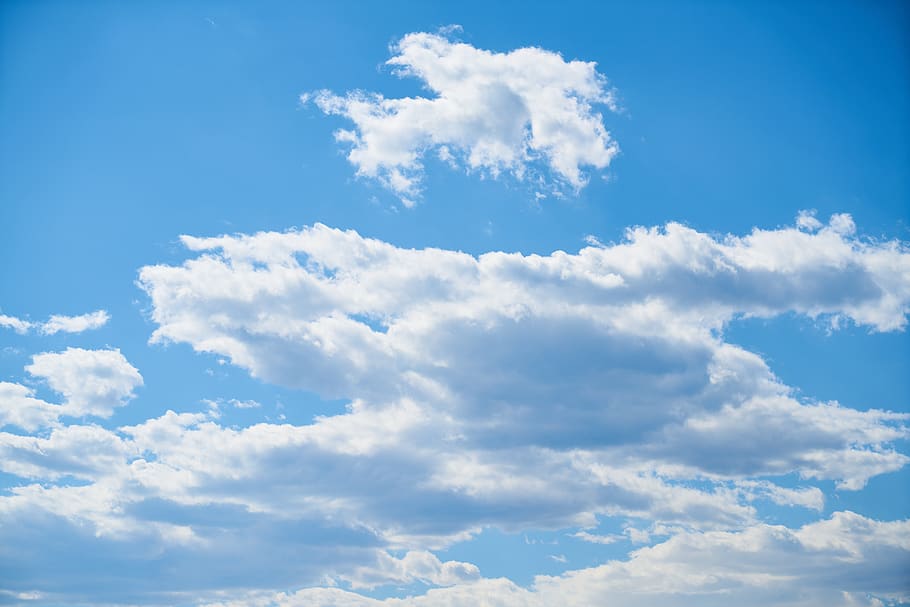 HD wallpaper: sky, nature, atmosphere, clouds, blue, dramatic, air ...