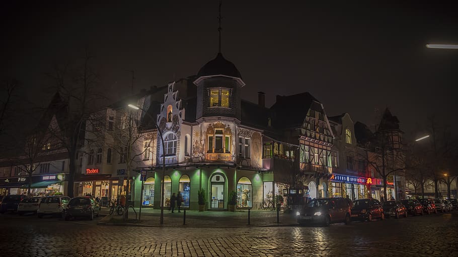 house, old, truss, building, facade, architecture, residence HD wallpaper