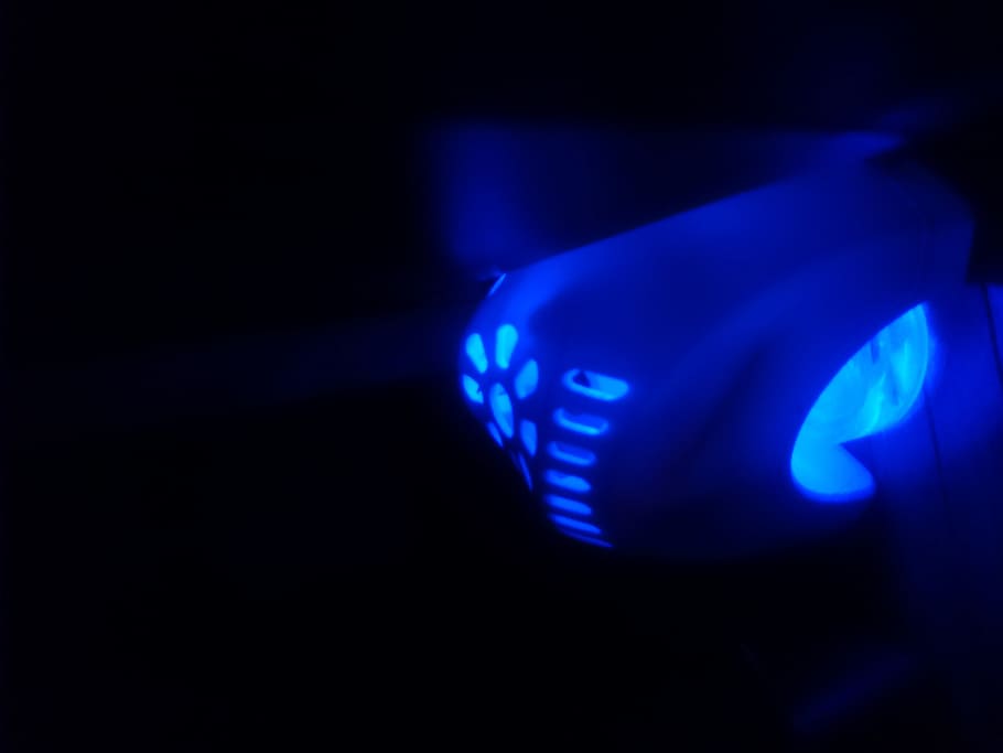 blue, light, focus, dark, background, effect, technology, illuminated HD wallpaper