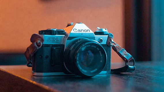 electronics, camera, strap, digital camera, old, film, canon HD wallpaper