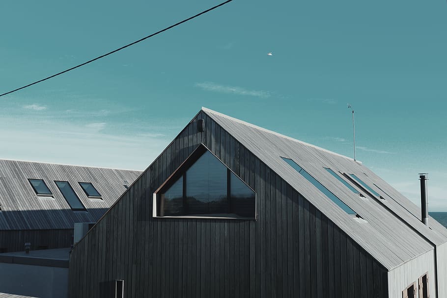 Gray Wooden Barn, architecture, houses, built structure, building exterior HD wallpaper
