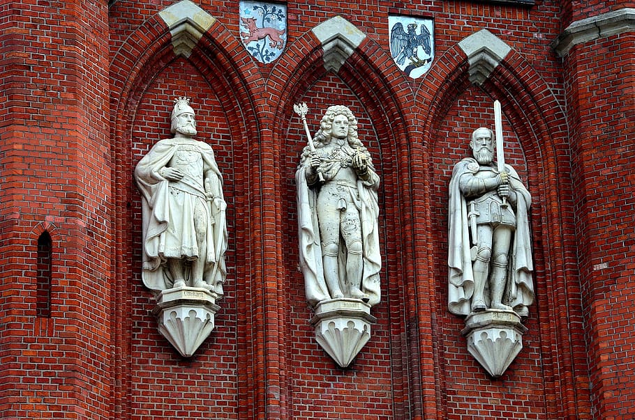 sculpture, wall, monument, statue, the façade of the, architecture HD wallpaper