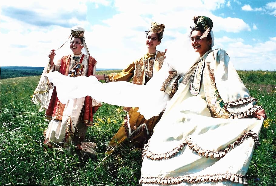 asia, asian, bashkir, ufa, bashkortostan, clothing, costume HD wallpaper