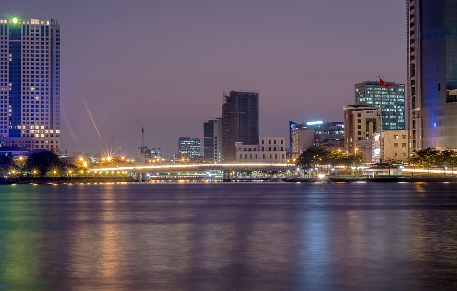 water, building, urban, metropolis, city, town, waterfront HD wallpaper