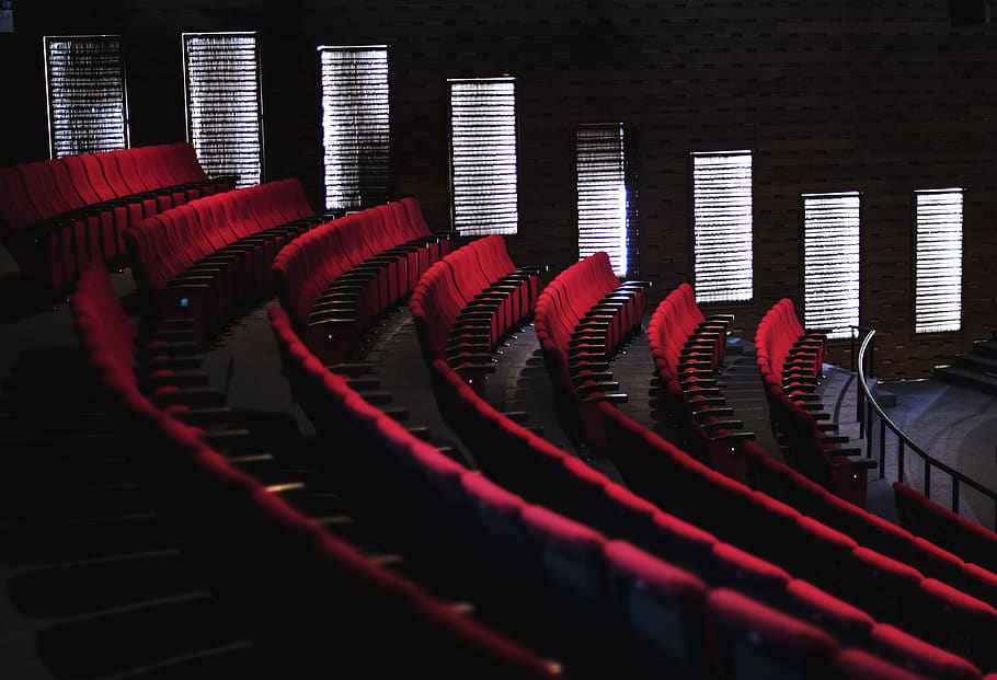 arm rest, auditorium, background, chairs, cinema, classical, HD wallpaper