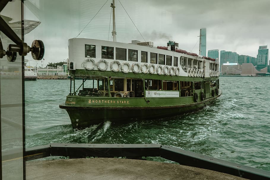 boat, vehicle, transportation, ferry, watercraft, vessel, airplane HD wallpaper