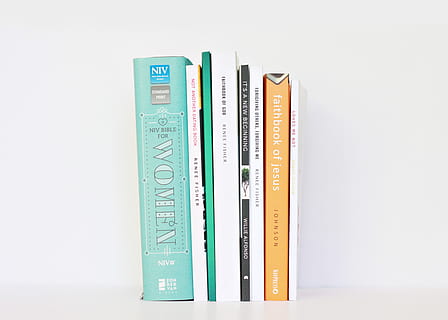 several assorted piling books, furniture, tabletop, shelf, bookcase HD wallpaper