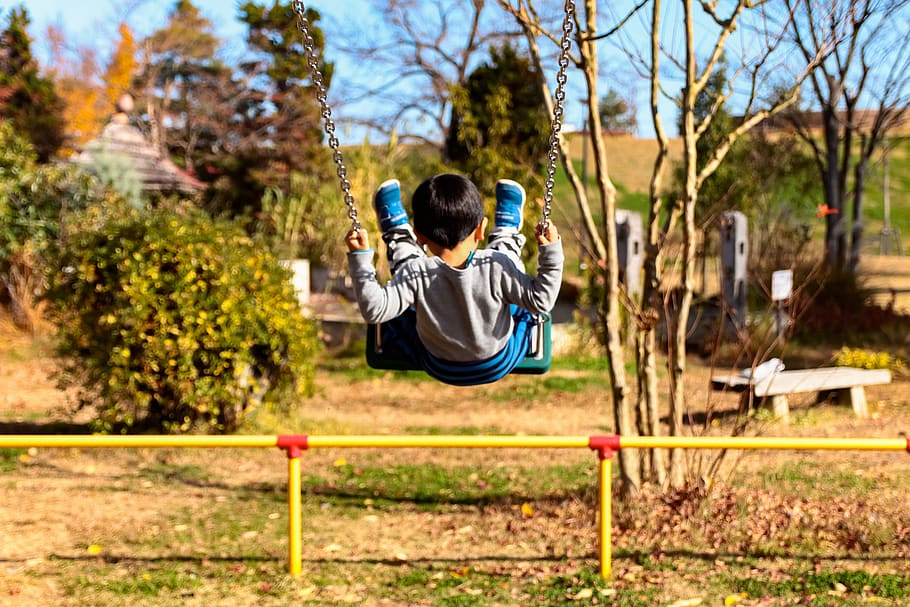 blanco, park, swing, stool from this, playground, swivel, childhood HD wallpaper