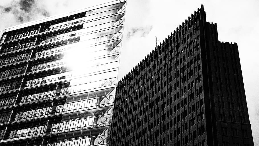berlin, germany, potsdamer platz, building, glass, skyscraper HD wallpaper
