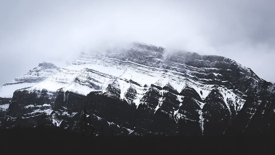 canada, banff, mountains, snow, cold temperature, winter, scenics - nature HD wallpaper