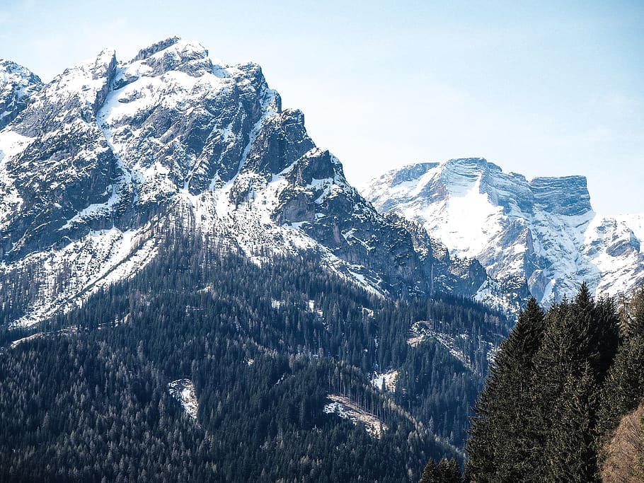 nature, mountain, outdoors, tree, mountain range, plant, abies HD wallpaper