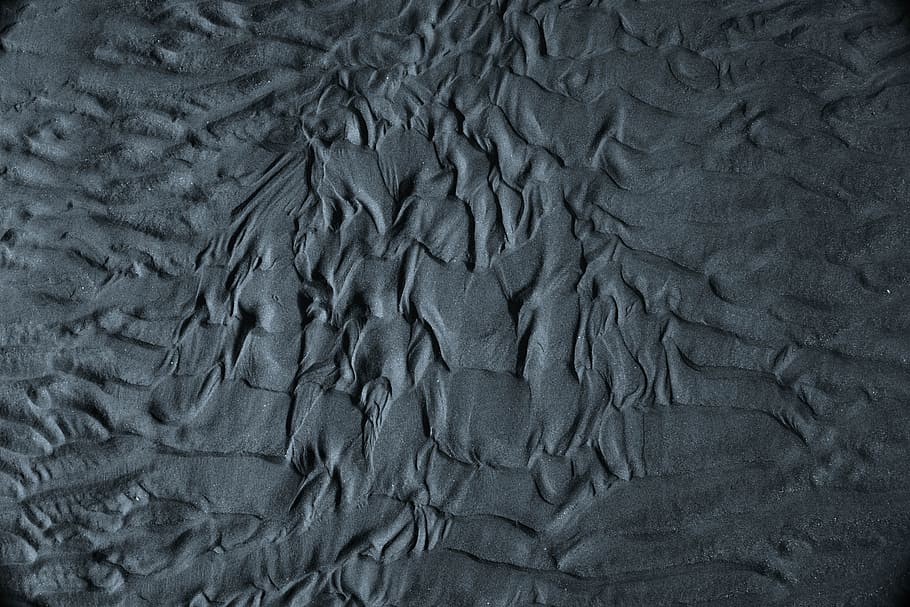 beach, sand, pattern, texture, dark, light, coast, looking down HD wallpaper