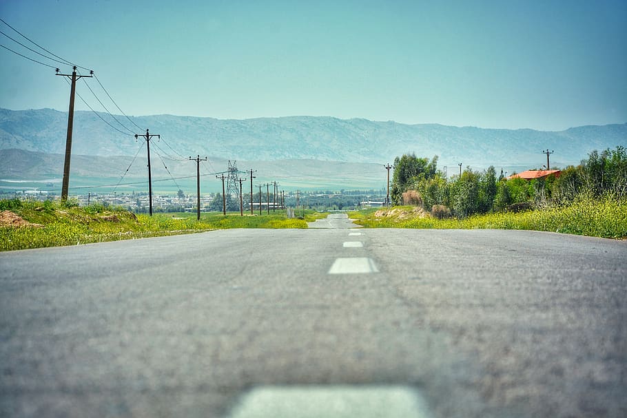 iran, baghmalek, road, transportation, the way forward, electricity HD wallpaper