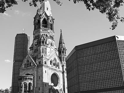 architecture, steeple, building, tower, spire, urban, downtown HD wallpaper