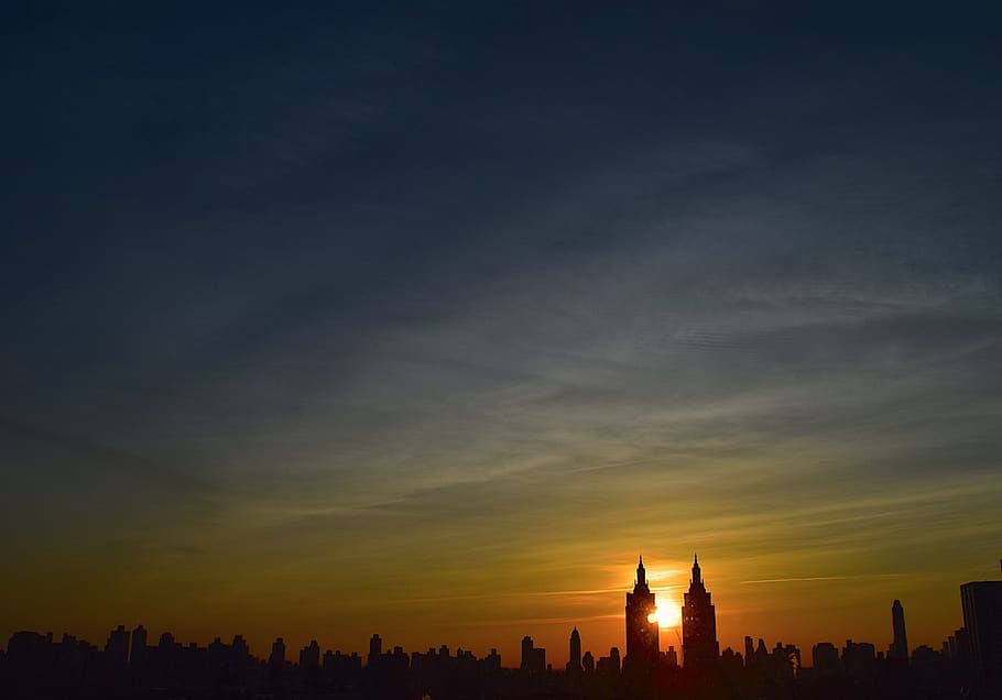 sunrise, dawn, sky, morning, cityscape, cloud, light, sunlight HD wallpaper