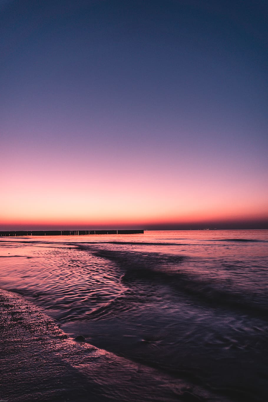 ocean during daytime, baltic sea, sunset, sunrise, sky, outdoors HD wallpaper