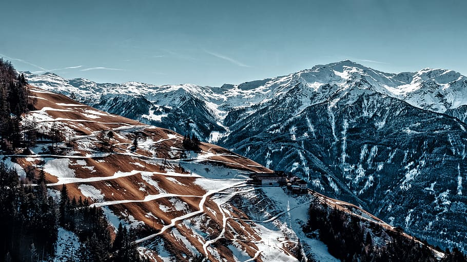 mountain peak, snow, cold temperature, winter, scenics - nature HD wallpaper