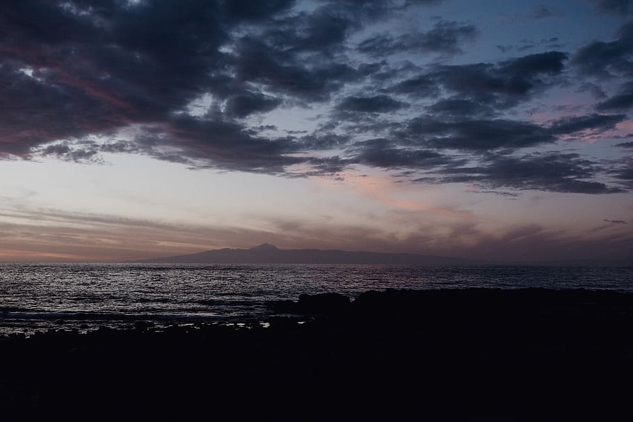 spain, gran canaria, explore, sunset, bluehour, landscape, grancanaria HD wallpaper