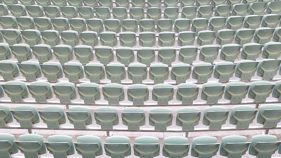 seats, chairs, seating, stadium, auditorium, show, in a row HD wallpaper