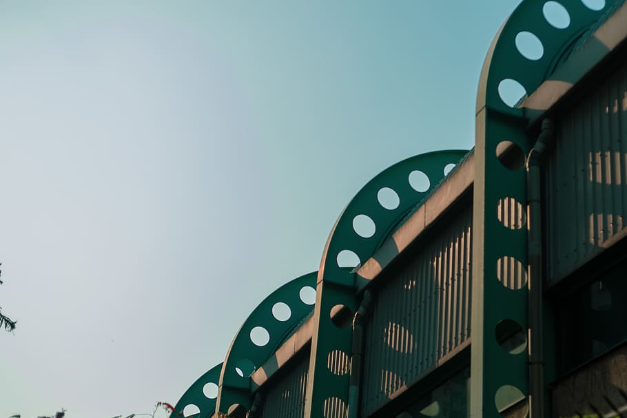 architecture, transportation, train, vehicle, shapes, patterns HD wallpaper