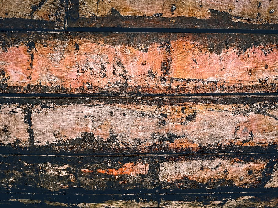 brown and orange panel, texture, pattern, wooden, prow, bow, ship HD wallpaper