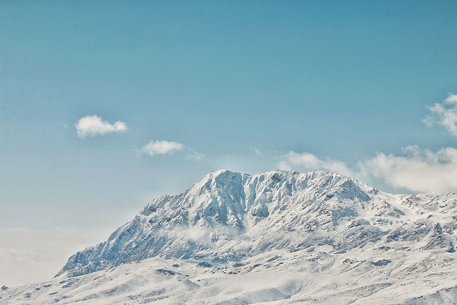 mountain, highland, cloud, sky, summit, ridge, landscape, nature HD wallpaper