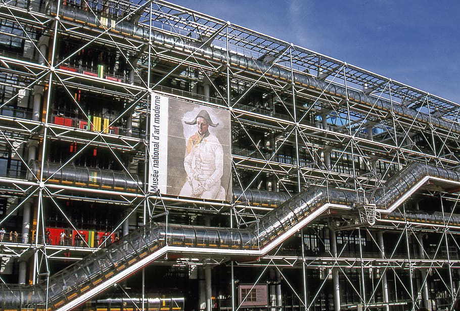 france, paris, pompidou, architecture, built structure, low angle view HD wallpaper