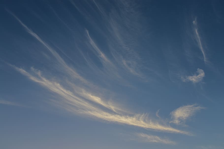 clouds, sky, background, blue sky, calm, cloud - sky, low angle view HD wallpaper