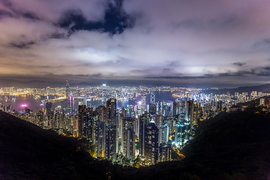 architecture, buildings, infrastructure, cloud, sky, city, urban HD wallpaper