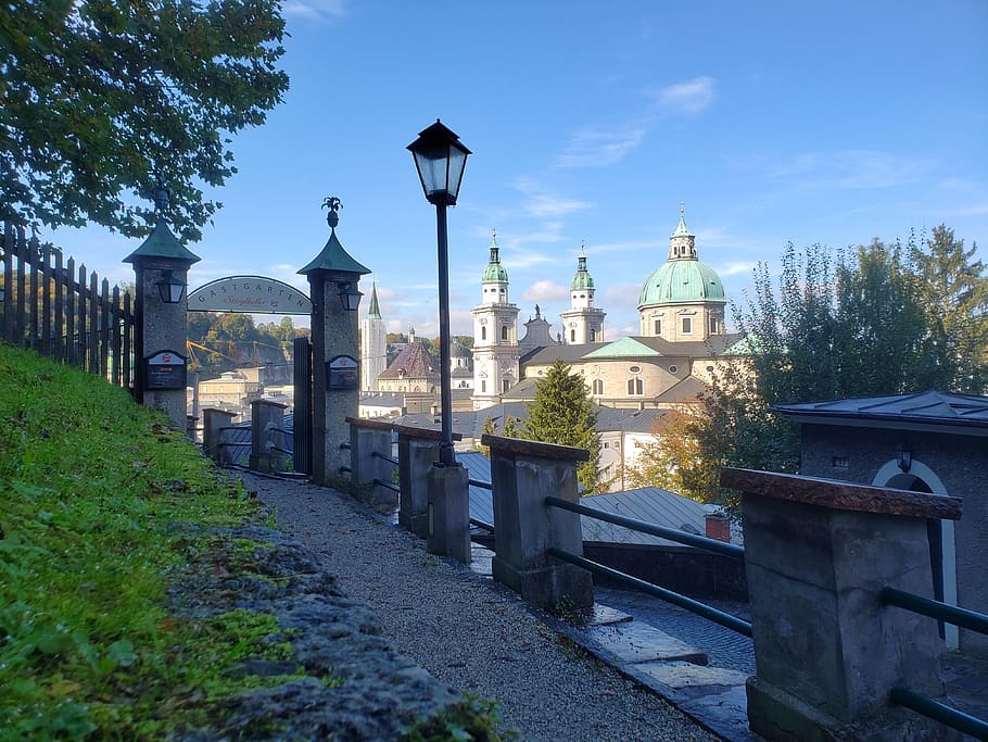 love, trip, landscape, view, sky, church, europe, europa, salzburgo HD wallpaper