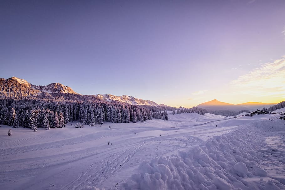 Landscape, outdoors, nature, mountain, ice, snow, glacier, human HD wallpaper