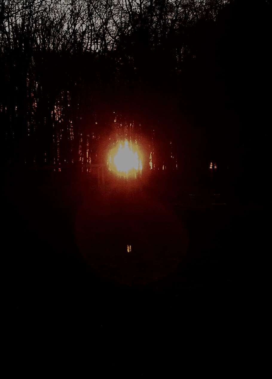 flare, light, fire, bonfire, flame, tarmac, asphalt, headlight HD wallpaper