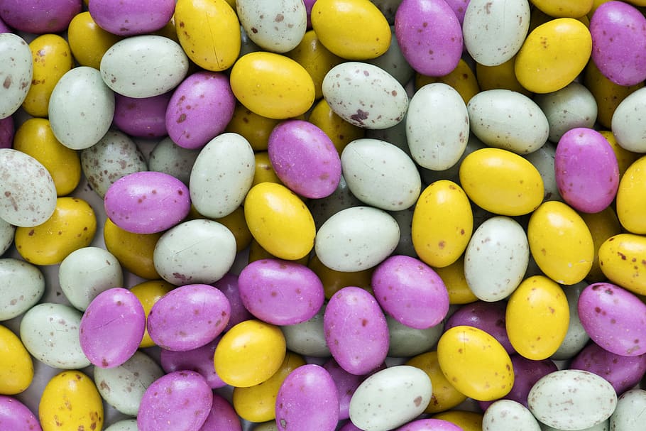 background, ball, bean, candy, candy background, chocolate egg HD wallpaper
