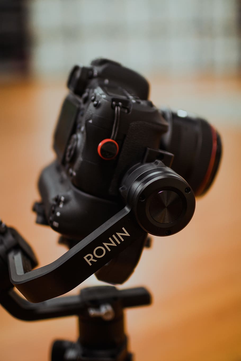 black Ronin gimbal, technology, photography themes, focus on foreground