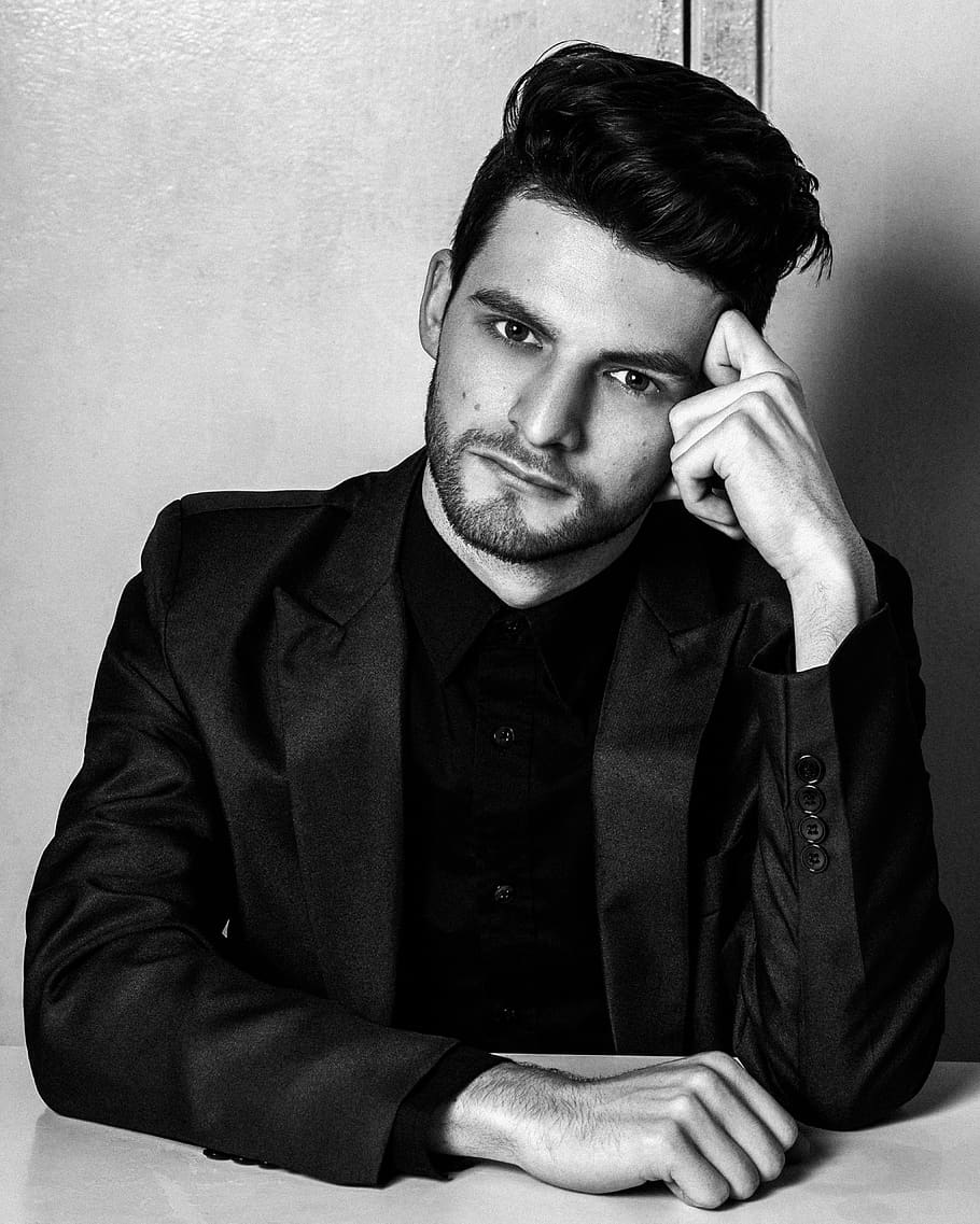 classic, undercut, style, man, model, suit, one person, young men HD wallpaper