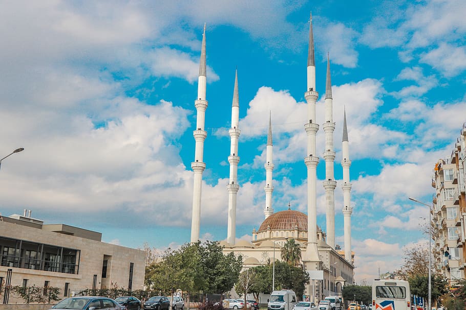 Photo Of Mosque, architecture, building, landmark, towers, building exterior HD wallpaper