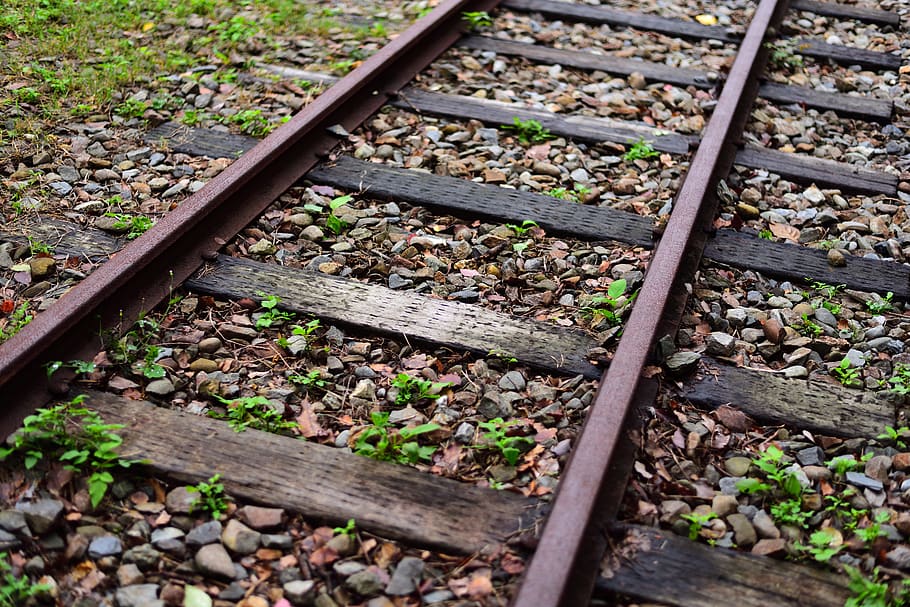 rail, railway, tracks, railroad track, rail transportation HD wallpaper