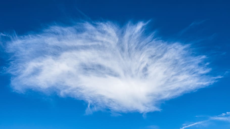 cloud, sky, weather, feather, blue, white, cloud - sky, white color HD wallpaper