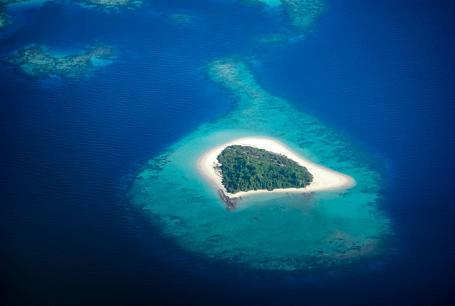 beach, wafe, view, aerial, earth, climate, natural, beautiful HD wallpaper