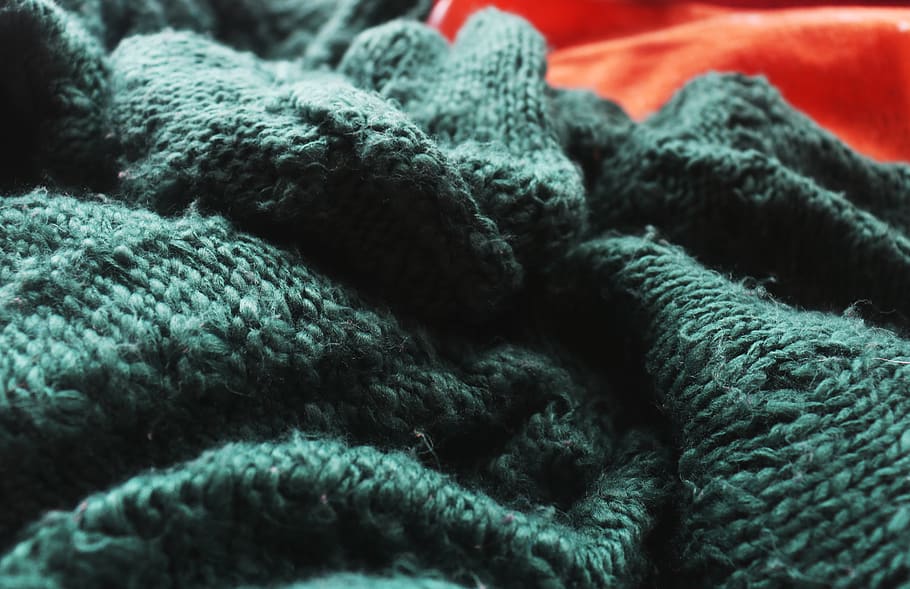 green, ocean, deep, texture, textures, wool, knit, cozy, colour HD wallpaper