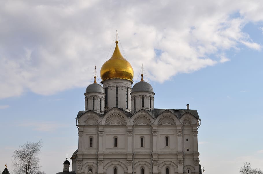 architecture, dome, building, tower, steeple, spire, russia, HD wallpaper