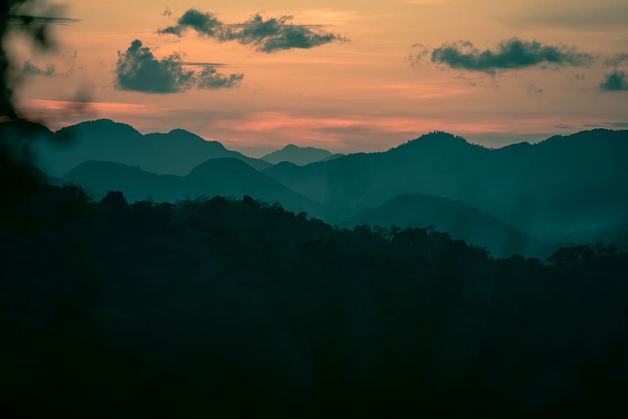 outdoors, mountain, mountain range, nature, peak, scenery, sky HD wallpaper